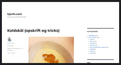 Desktop Screenshot of hjorth.com